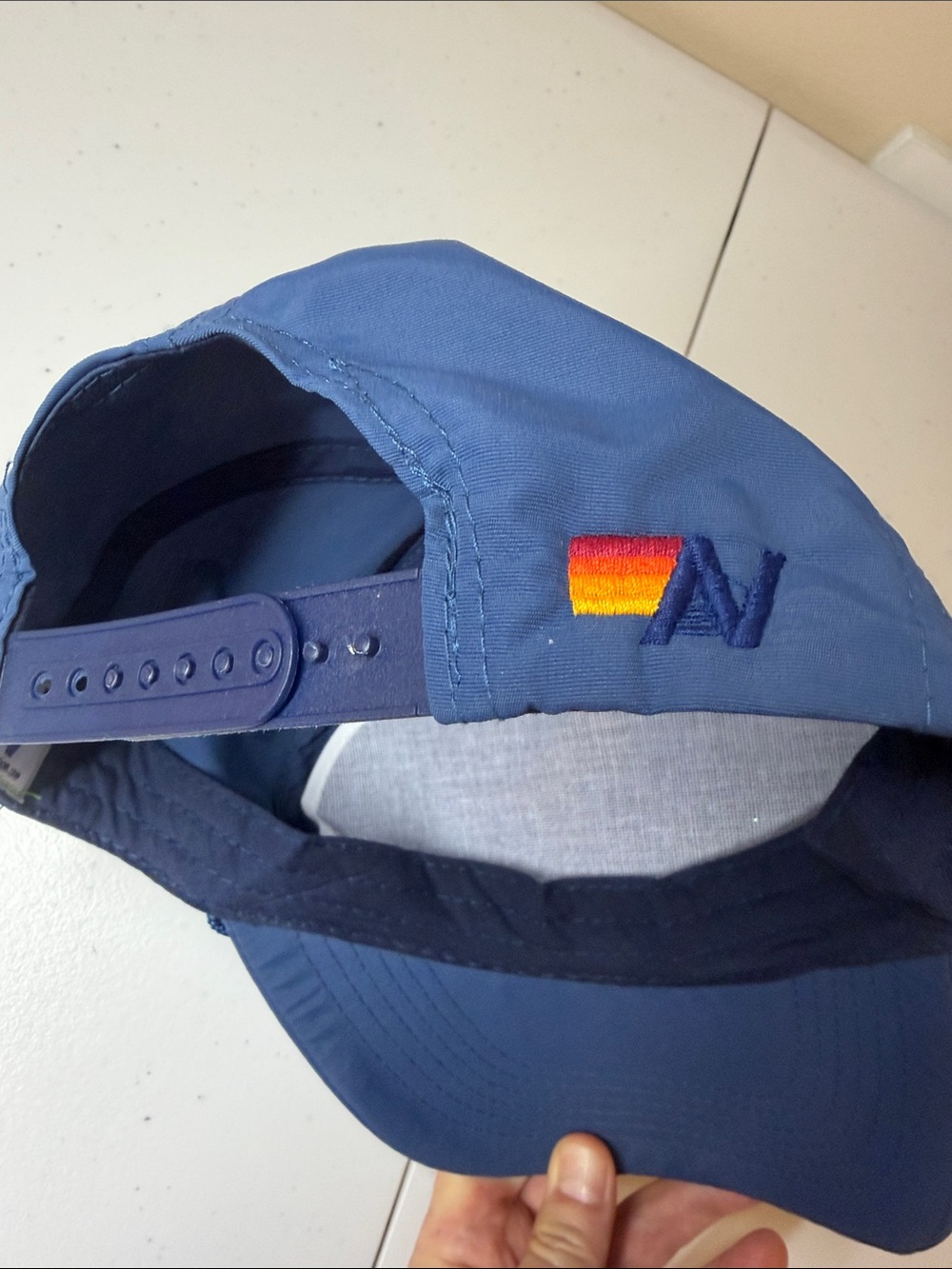 Aviator Nation LOGO RAINBOW - VINTAGE NYLON TRUCKER HAT, Good Clean Condition - Picture 7 of 7